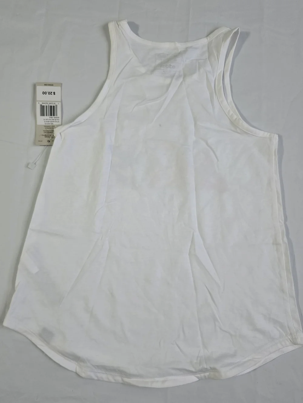 adidas 2 Pack Pink& White Splatter Tank Top M Lightweight 100% Cotton Crew N NWT